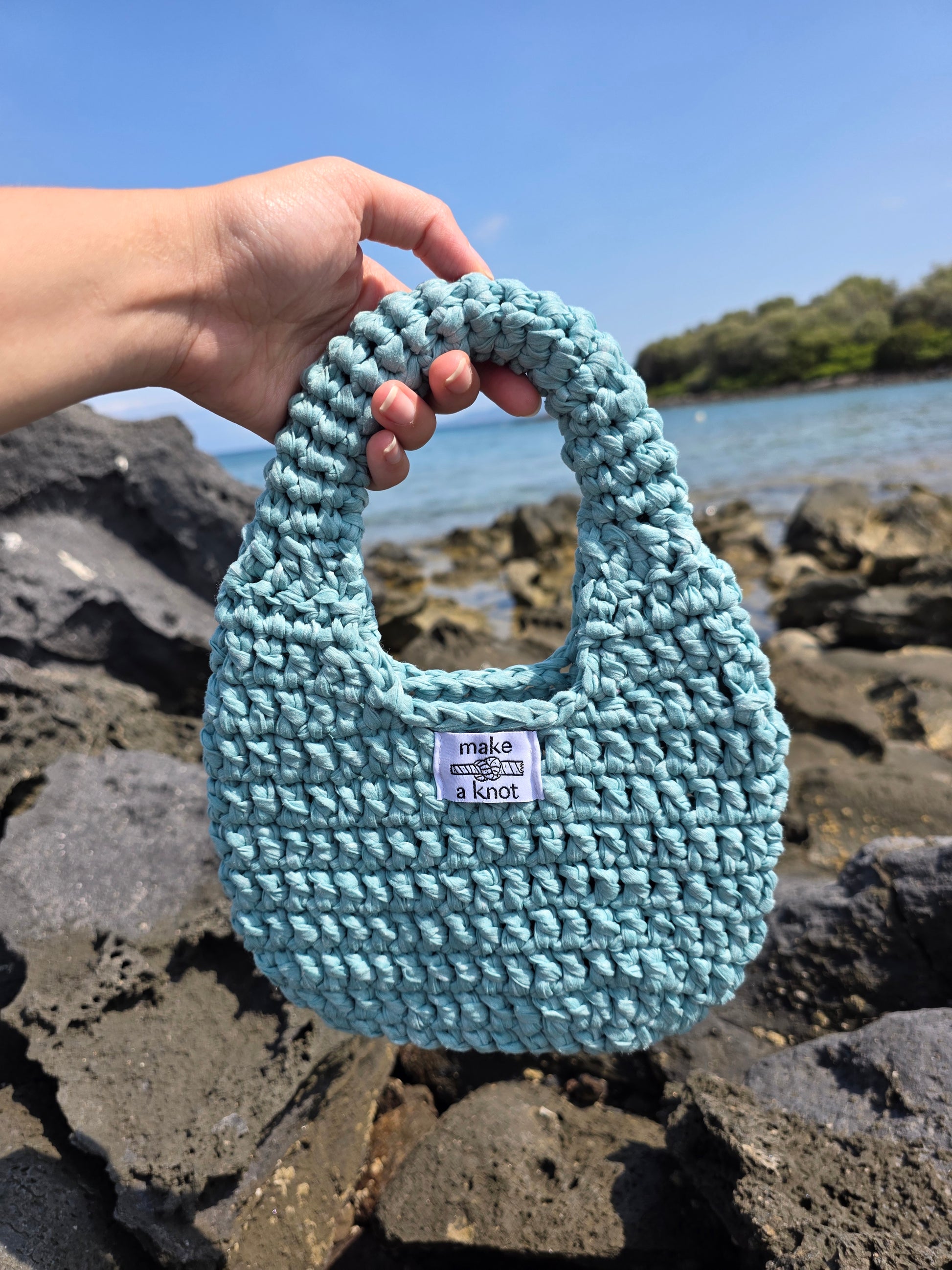 Oval Crochet Bag