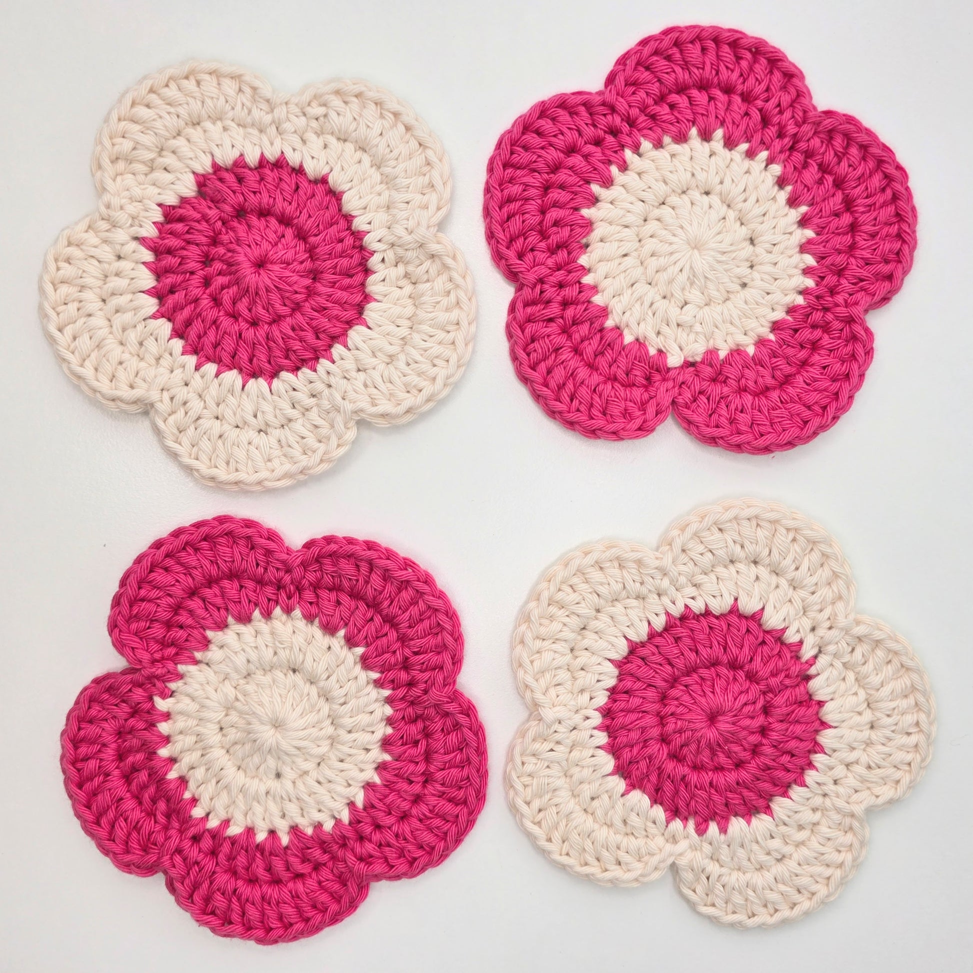 Flower coasters