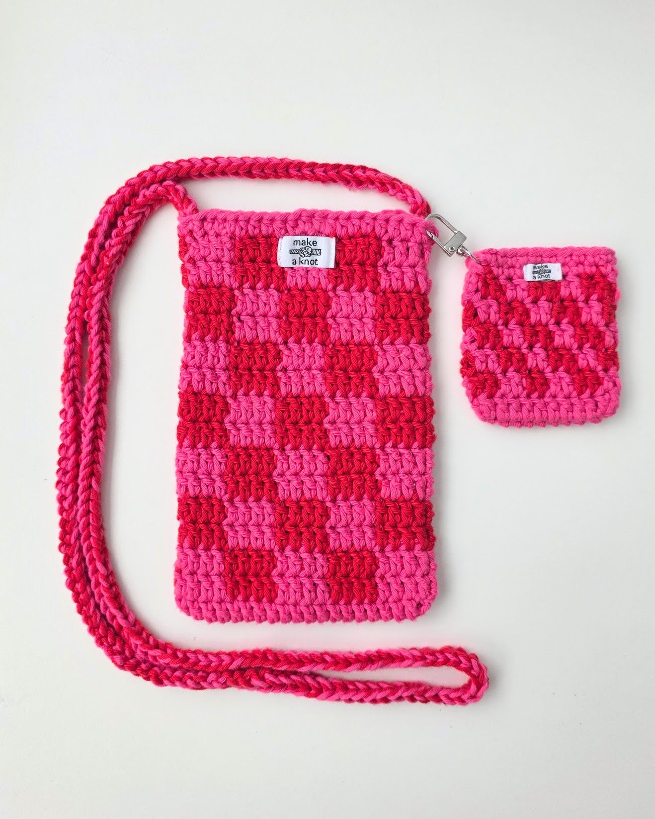 Checkered Phone Bag & Mini pouch