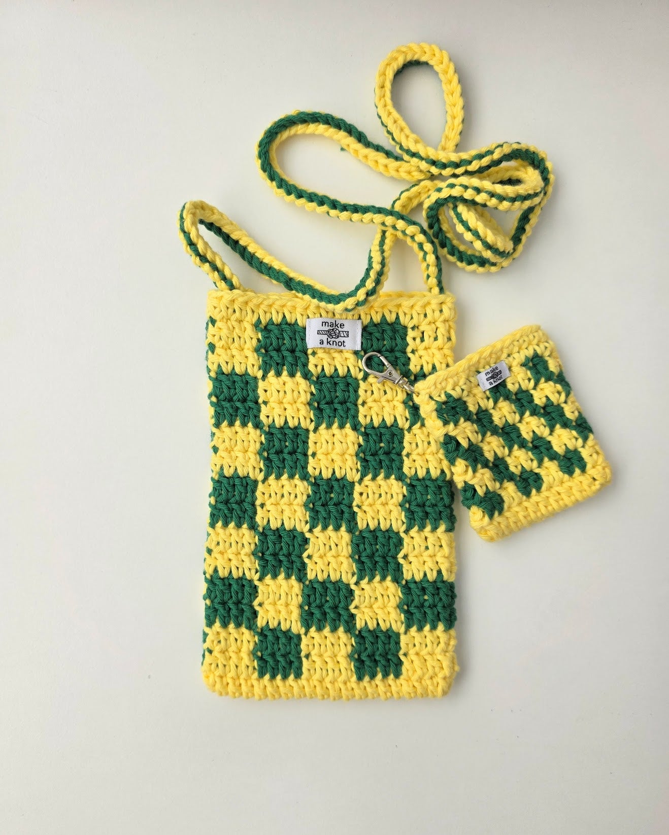 Checkered Phone Bag & Mini pouch
