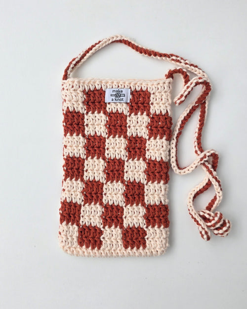 Checkered Phone Bag & Mini pouch