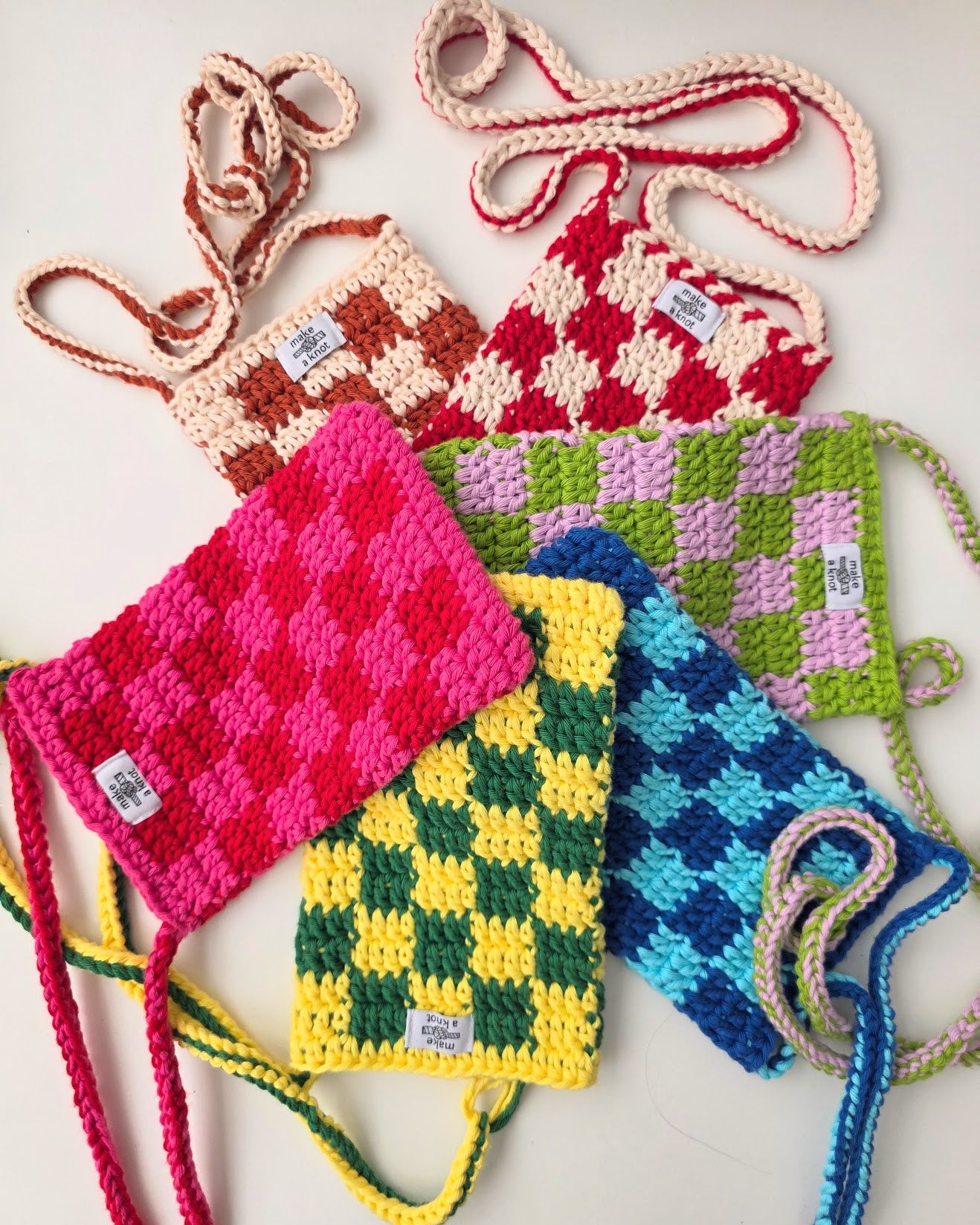 Checkered Phone Bag & Mini pouch