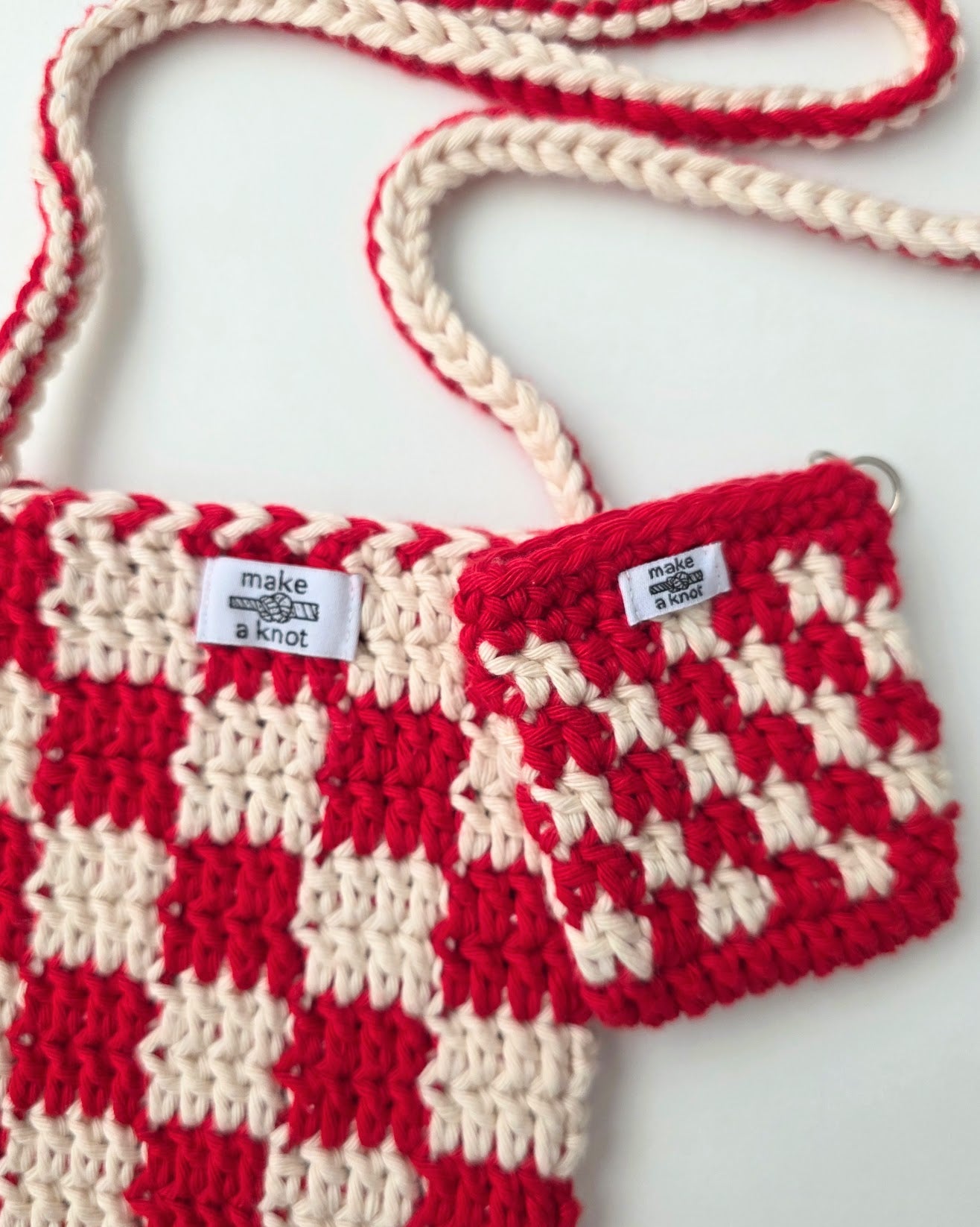 Checkered Phone Bag & Mini pouch